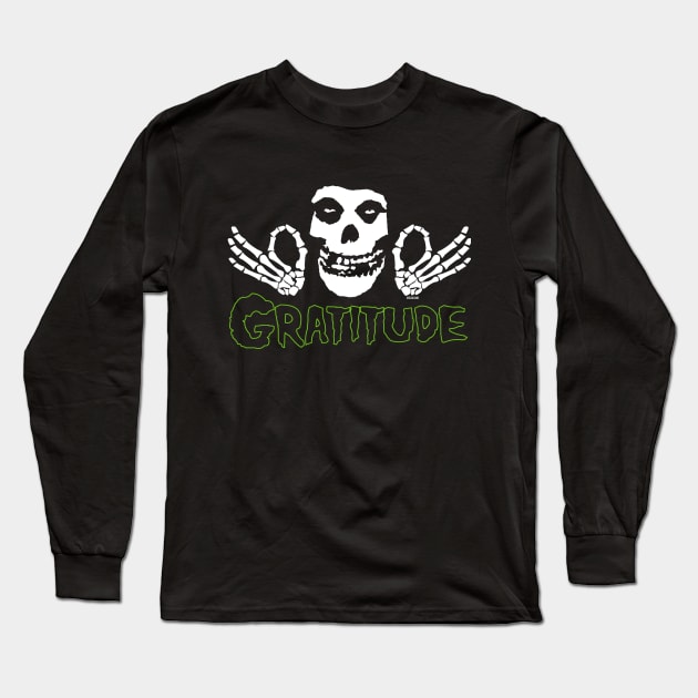 Gratitude Long Sleeve T-Shirt by eldatari